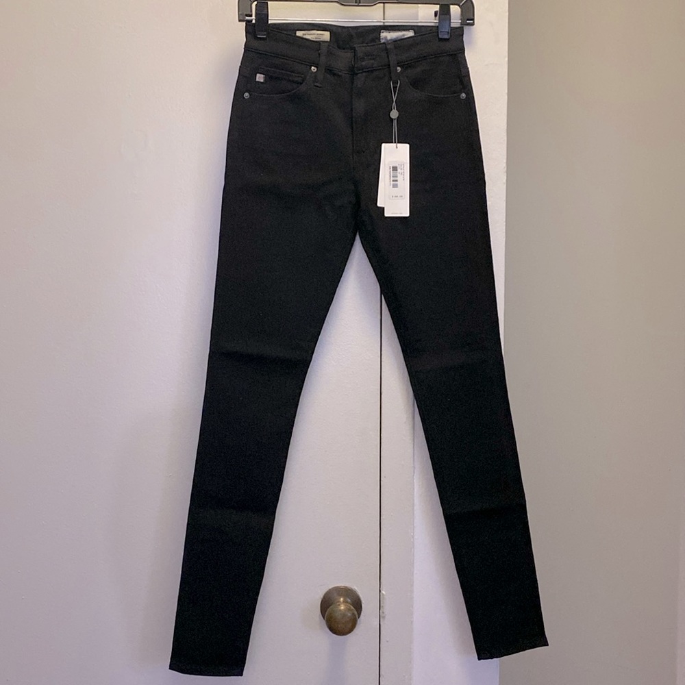 Adriano Goldschmeid AG Farrah High Rise Skinny Jeans - 24 - Black